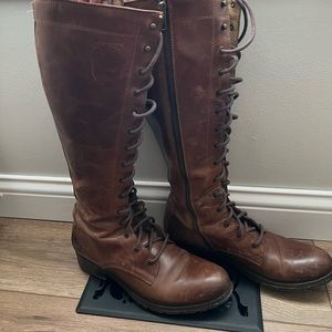 Frye Melissa Tall Lace Up Riding Boots Size 10